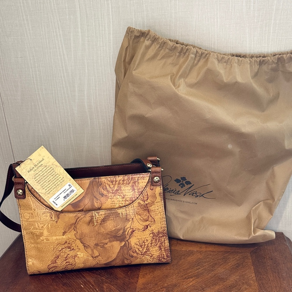 Patricia Nash Tan and Brown Shoulder Bag